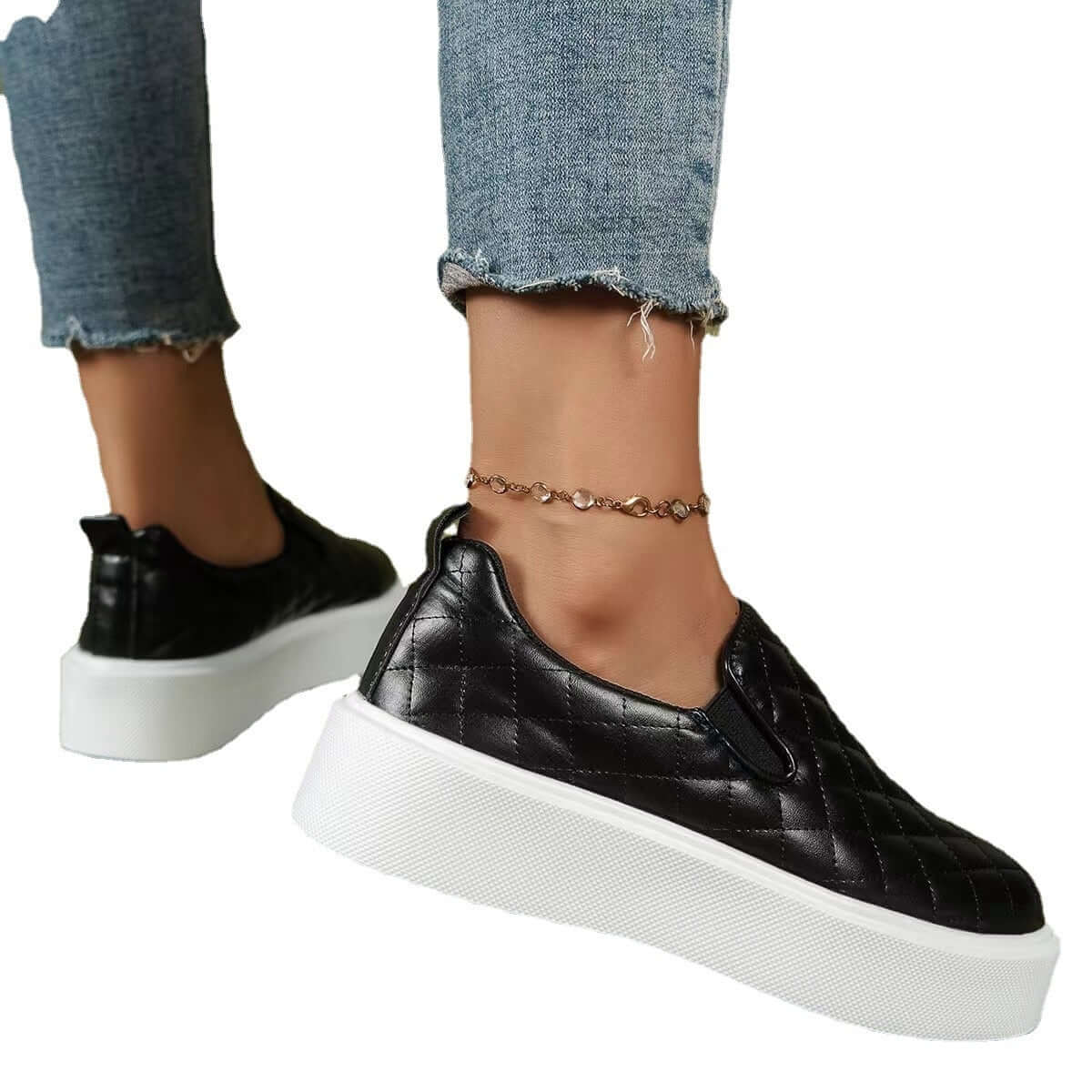 Comfortable Slip-on Flats Loafers | Casual Lightweight Shoes