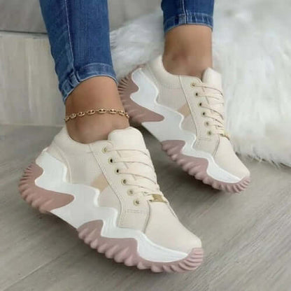 Summer Women's Sneakers | Thick Bottom Canvas | Casual Shoes - Trendify