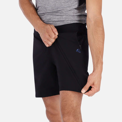 Men's Black Trail Shorts for Active Lifestyle - PeakOutdoors