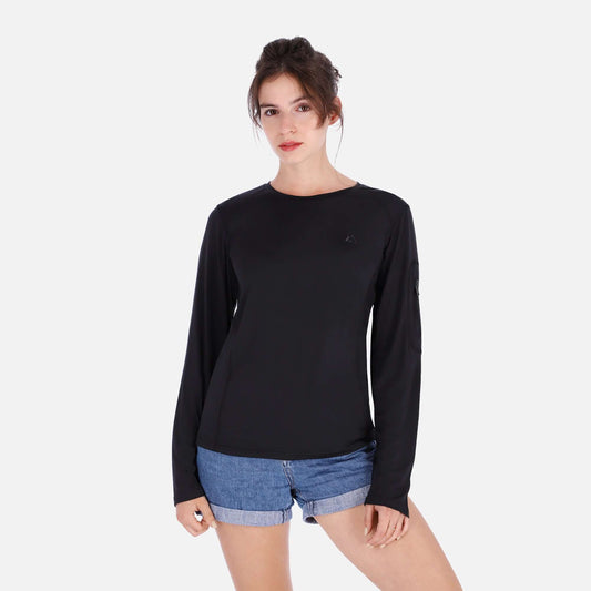 Moisture-Wicking QuickDry LS Shirt - Black