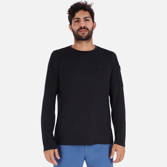 Breathability & Comfort - QuickDry LS Shirt - Black