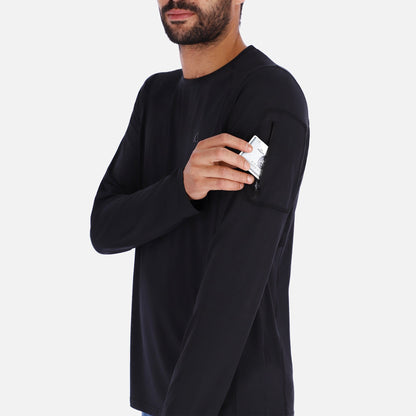 Breathability & Comfort - QuickDry LS Shirt - Black