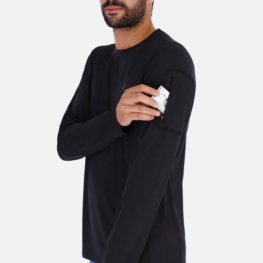 Breathability & Comfort - QuickDry LS Shirt - Black