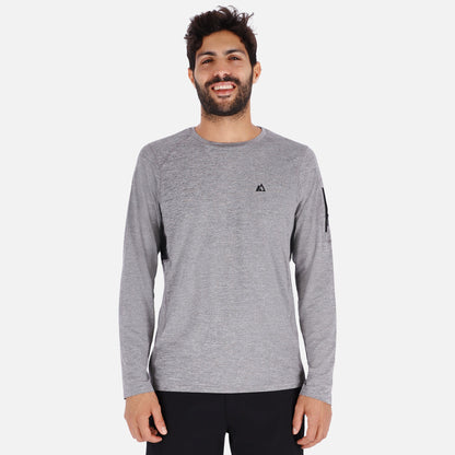Breathability & Comfort | QuickDry LS Shirt - Gray - OutfitOutdoors