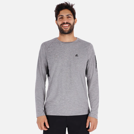Breathability & Comfort | QuickDry LS Shirt - Gray - OutfitOutdoors