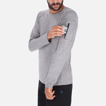 Breathability & Comfort | QuickDry LS Shirt - Gray - OutfitOutdoors