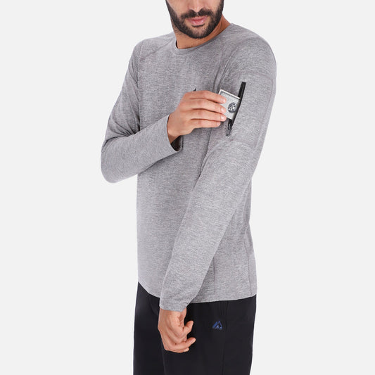 Breathability & Comfort | QuickDry LS Shirt - Gray - OutfitOutdoors