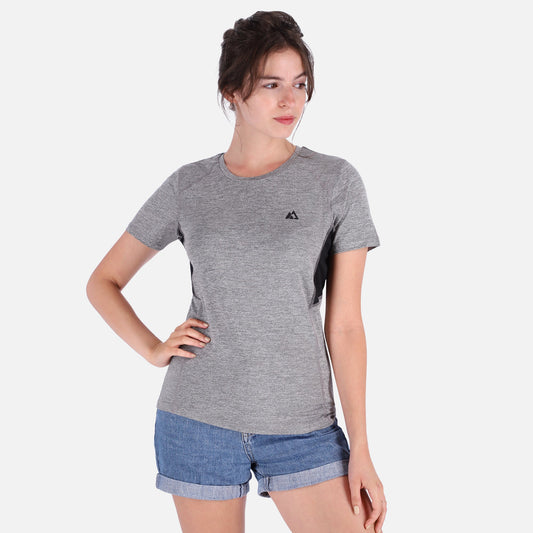 Moisture-Wicking QuickDry Shirt - Gray | Active Wear - FitZone