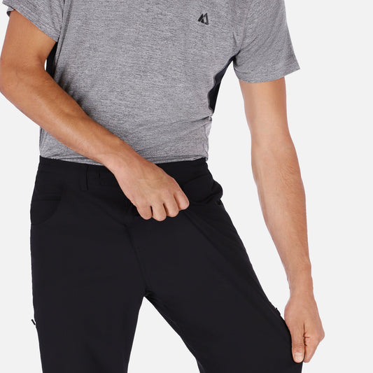 Adventure Pants - Men Black | All-weather Active Gear - OutfitOutdoors