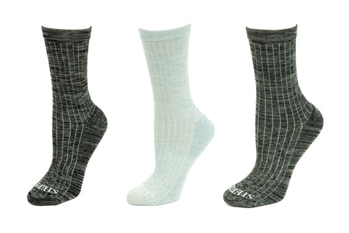Women's Bamboo Crew Performance Socks with Arch Support - Enhance Your Active Lifestyle
