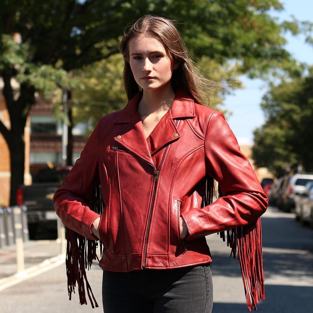 Daisy - Women's Leather Jacket | Stylish & Durable - WhetBlu
