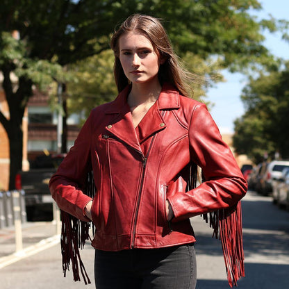 Daisy - Women's Leather Jacket | Stylish & Durable - WhetBlu