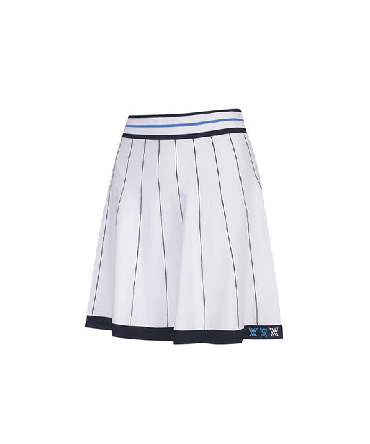 White Women's Preppy Golf Skirt - ANEW Golf