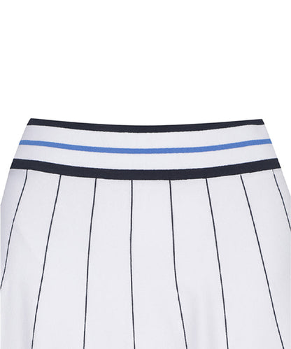 White Women's Preppy Golf Skirt - ANEW Golf