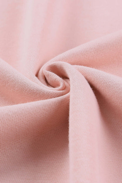 Pink Crew Neck Sweatshirt - Stylish & Comfortable