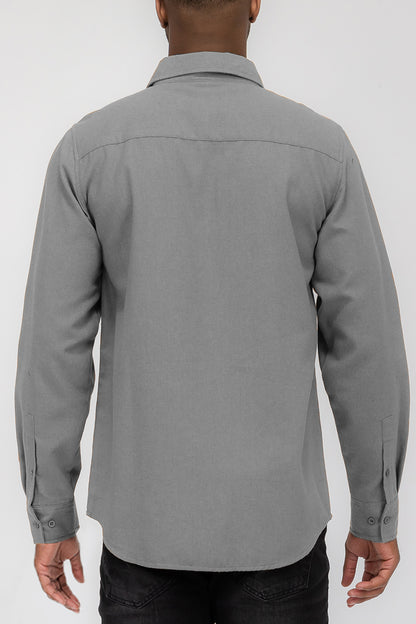 Brushed Flannel Shirt - Warm & Stylish Outerwear for Men - BrandName