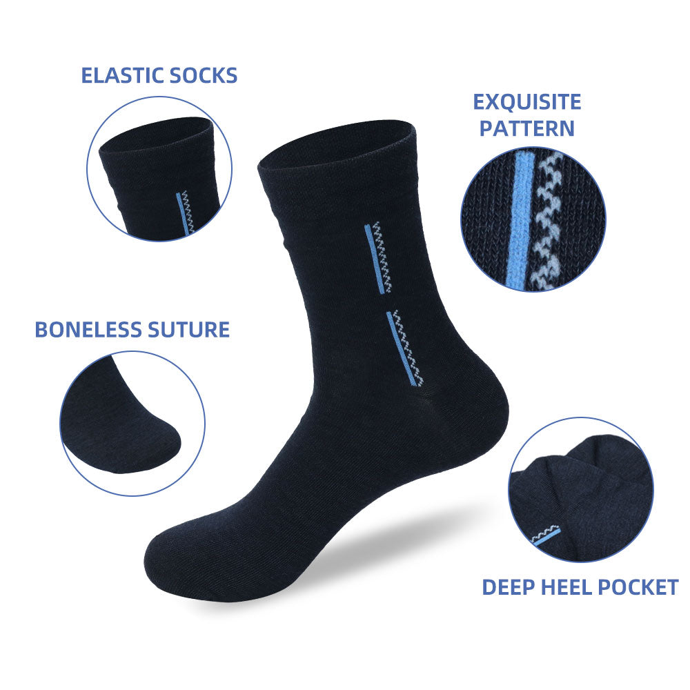 Summer Sports Socks for Men - Black Mid-Tube | Breathability & Comfort - ActiveGear
