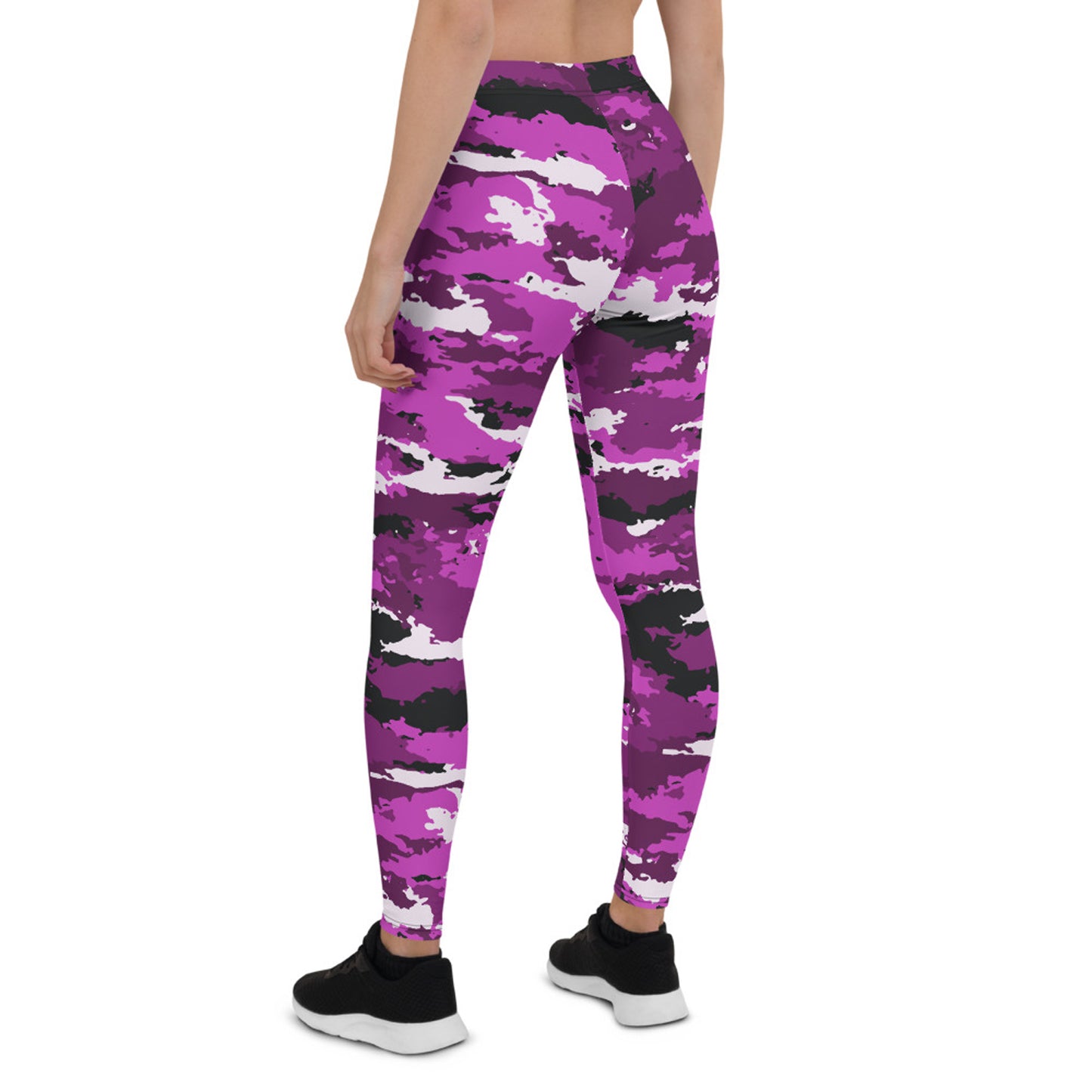 Pink & Purple Camo Leggings for Women - Stylish & Comfy