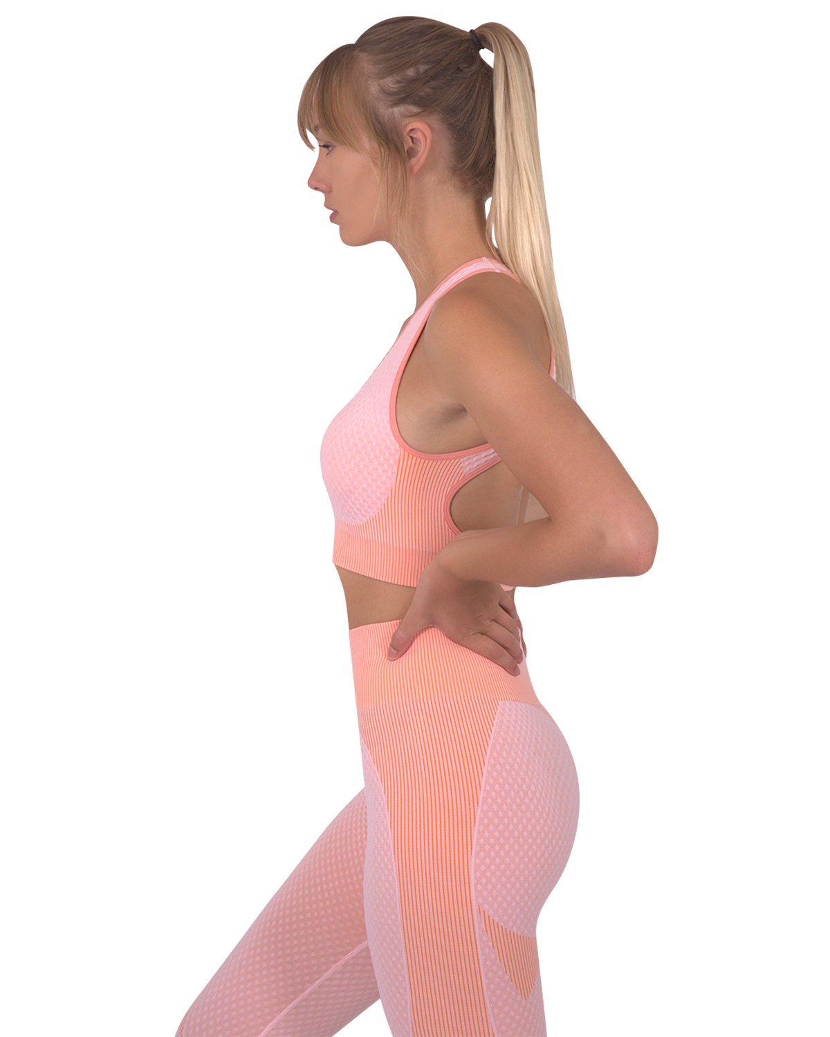 Seamless Sports Bra - Pink | High-Quality Activewear