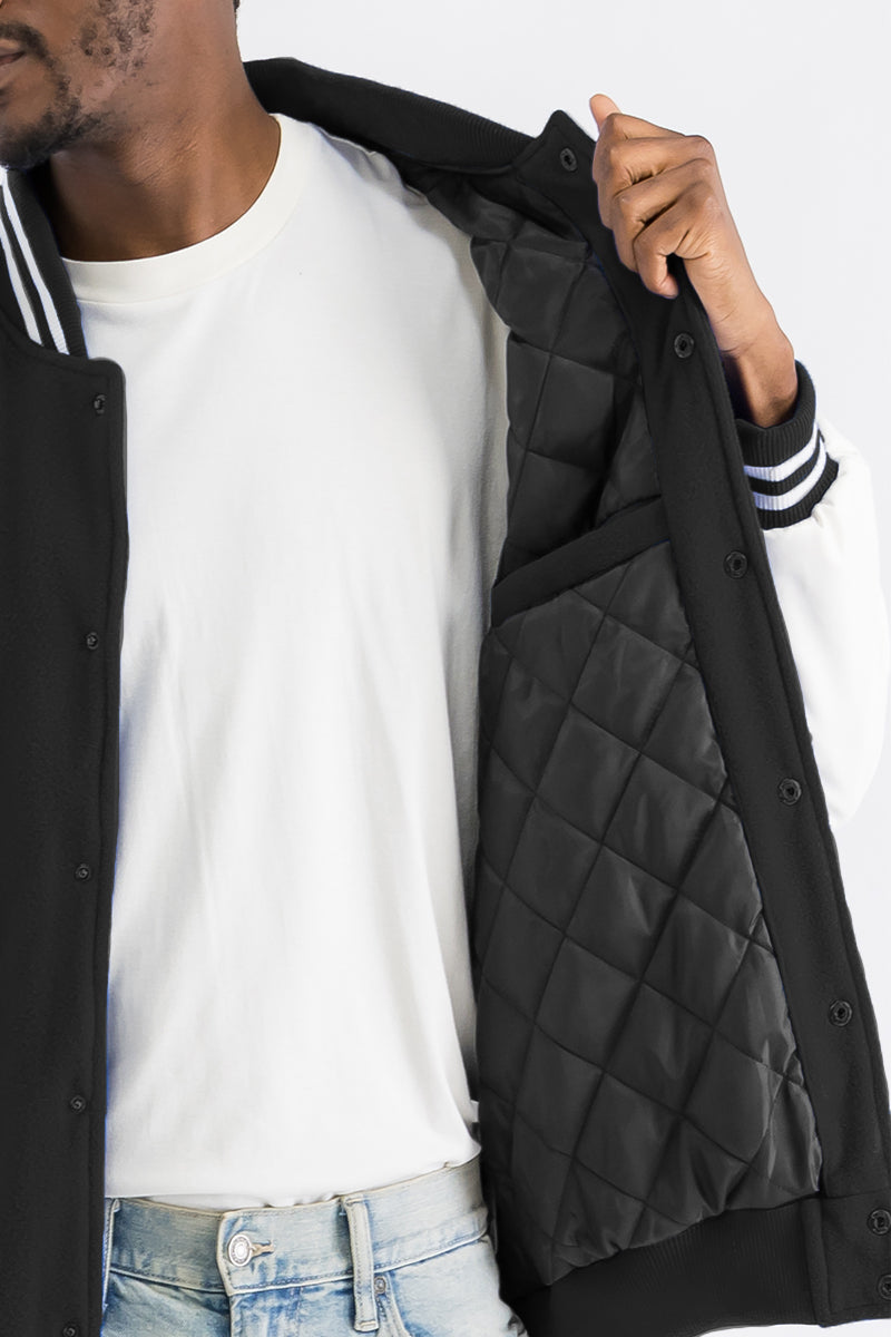 Varsity Letterman Jacket | Stylish & Comfortable | 100% Polyester - TrendSetter