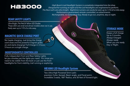 Safety Night Runner Shoes for Women | Nighttime Running Comfort - ActiveGear