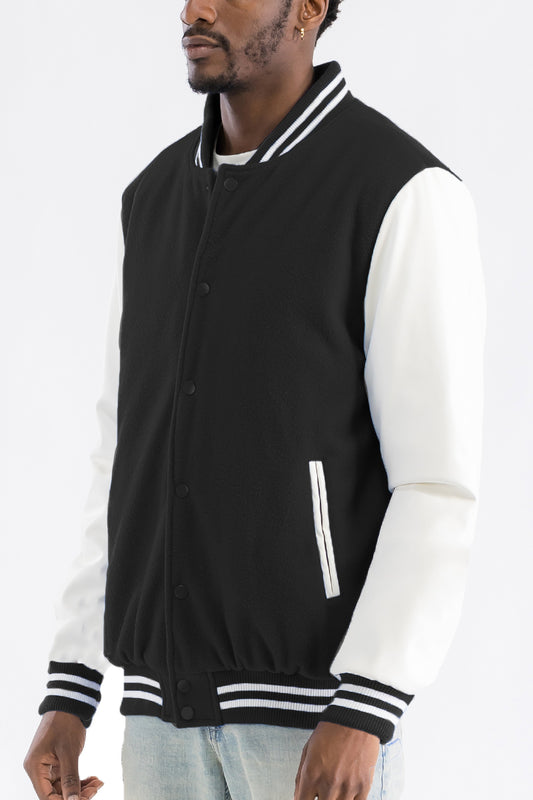 Varsity Letterman Jacket | Stylish & Comfortable | 100% Polyester - TrendSetter