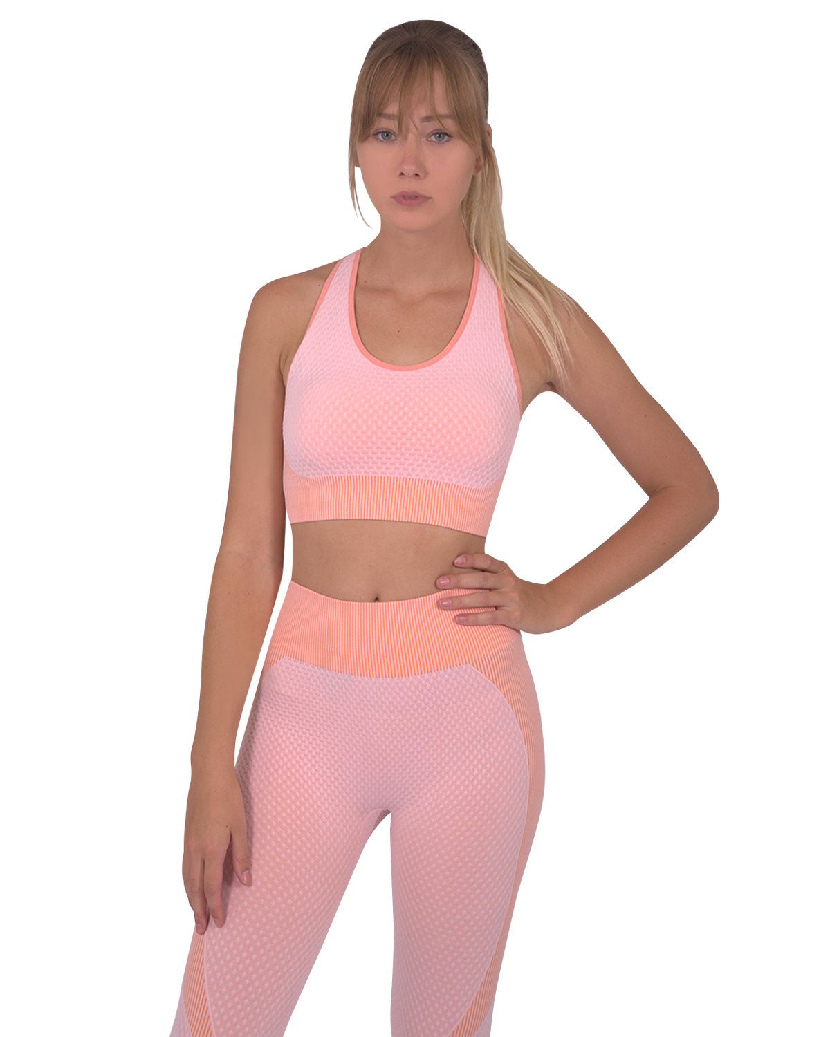 Seamless Sports Bra - Pink | High-Quality Activewear
