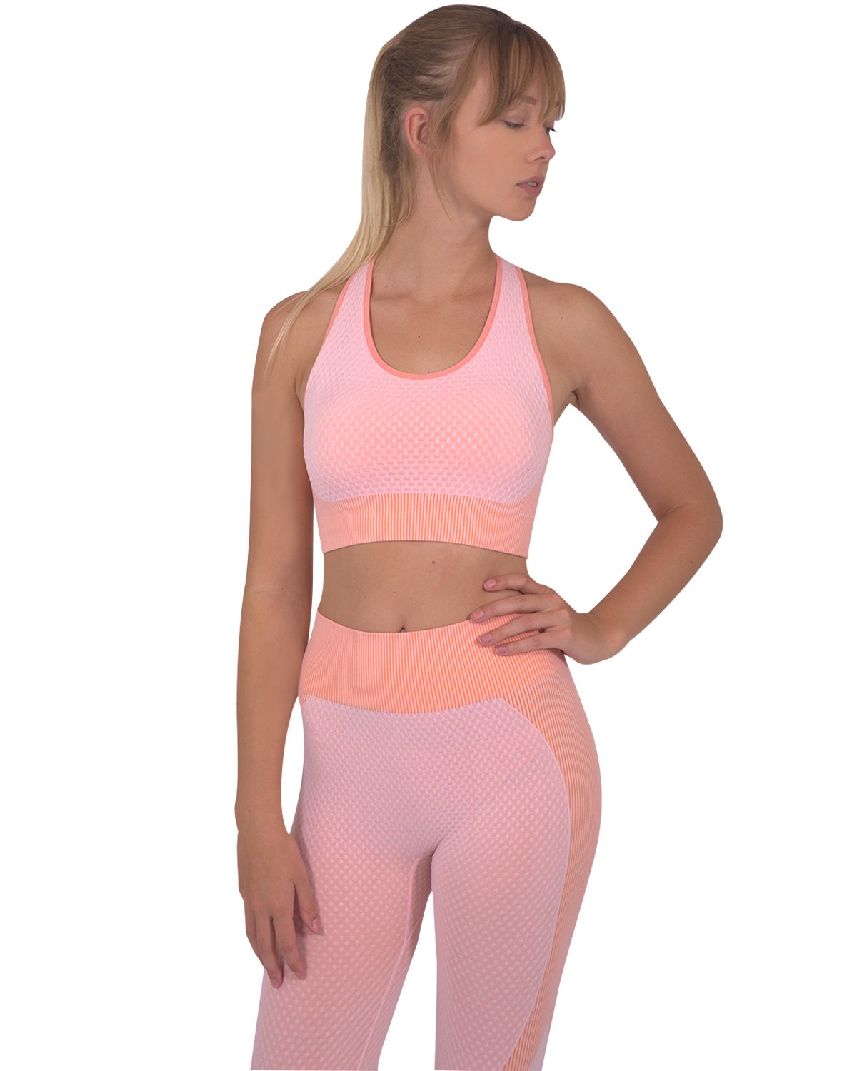 Seamless Sports Bra - Pink | High-Quality Activewear