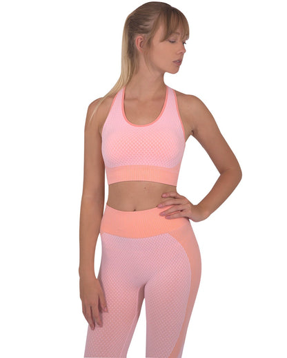 Seamless Sports Bra - Pink | High-Quality Activewear