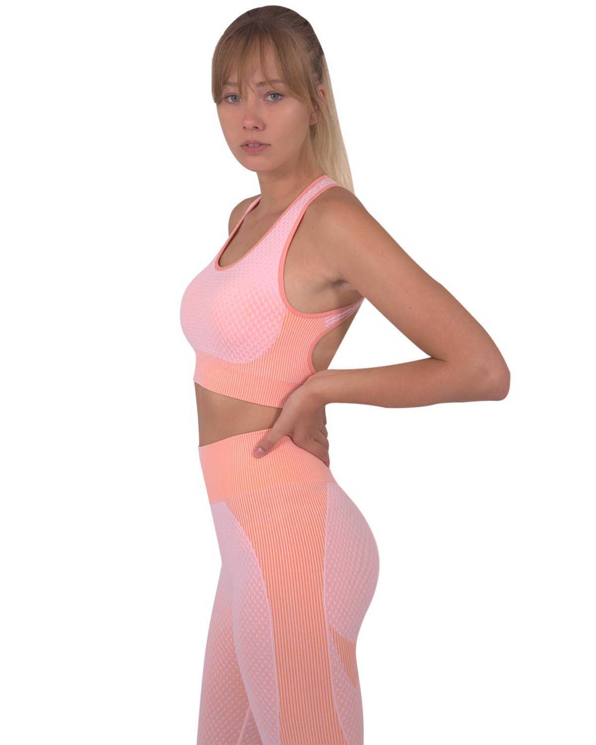 Seamless Sports Bra - Pink | High-Quality Activewear