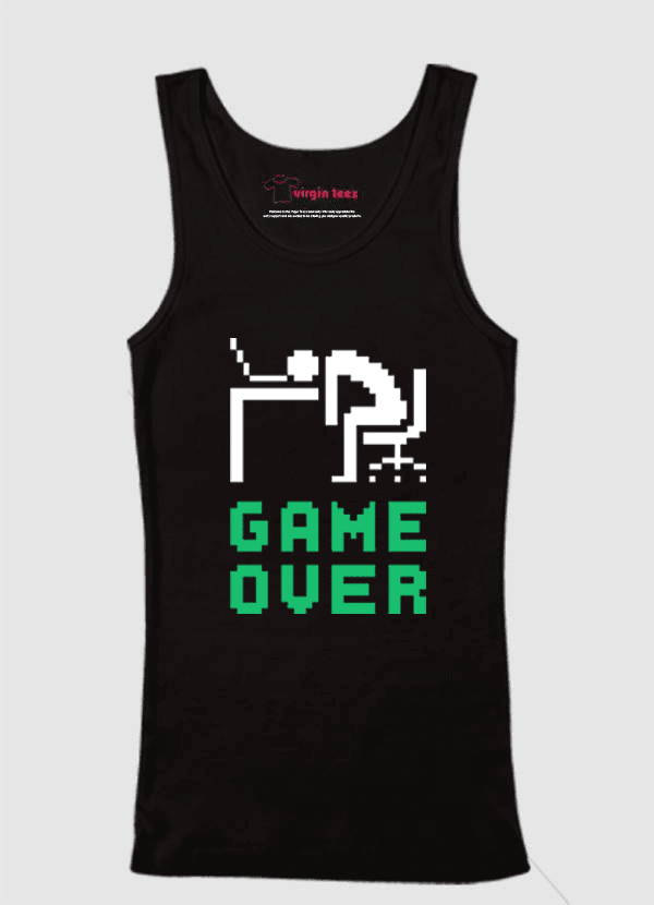 Game Over Tank Top - Stylish & Comfortable | Sidekick Apparel