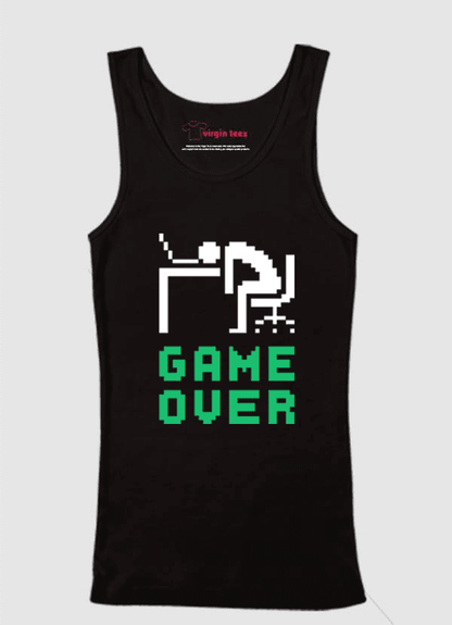 Game Over Tank Top - Stylish & Comfortable | Sidekick Apparel
