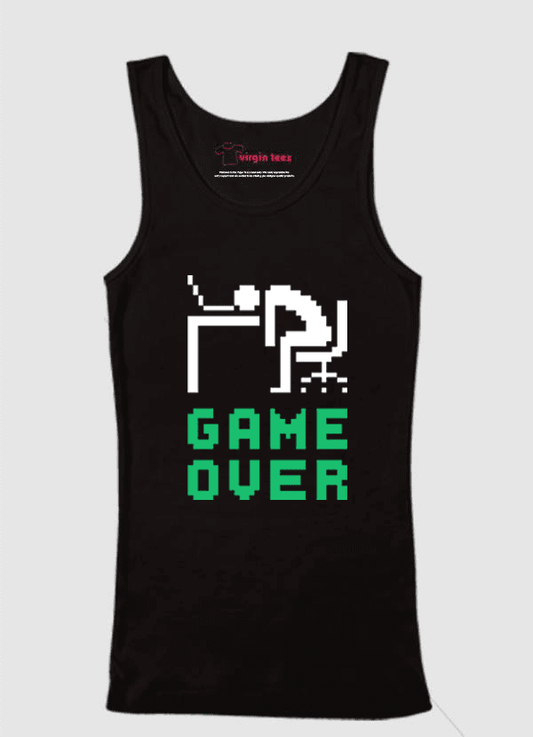 Game Over Tank Top - Stylish & Comfortable | Sidekick Apparel