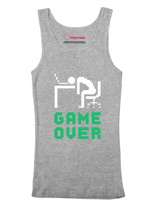Game Over Tank Top - Stylish & Comfortable | Sidekick Apparel