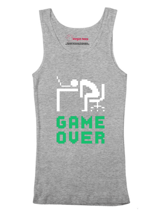 Game Over Tank Top - Stylish & Comfortable | Sidekick Apparel